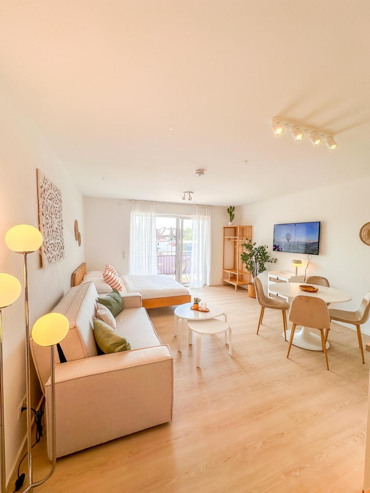 Thesunset Club - Ii - Kueche - Balkon - Parken Memmingen